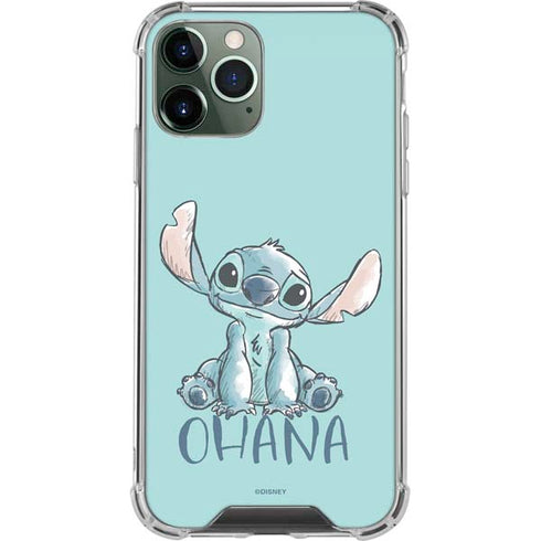 Disney Lilo and Stitch Ohana iPhone 12 Pro Clear Case