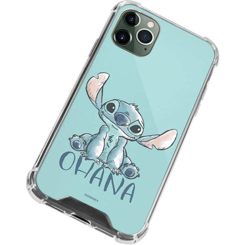 Disney Lilo and Stitch Ohana iPhone 12 Pro Clear Case
