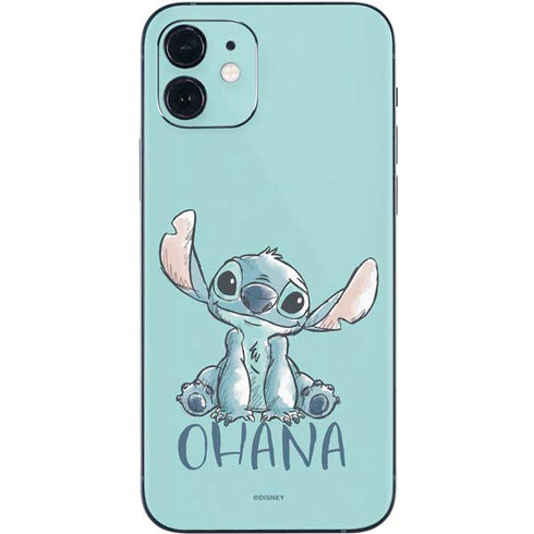 Disney Lilo and Stitch Ohana iPhone 12 Skin