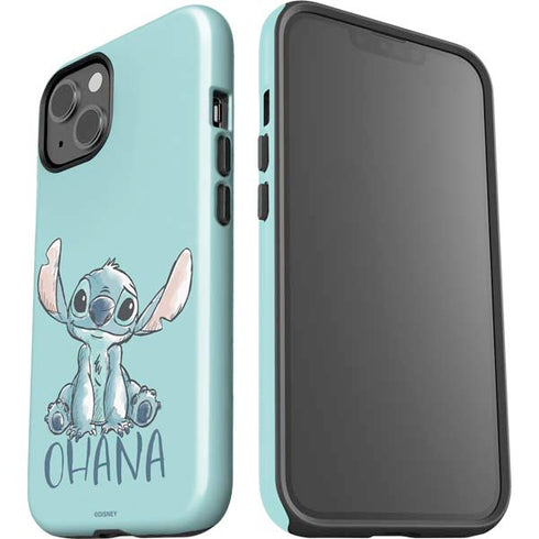 Disney Lilo and Stitch Ohana iPhone 15 Plus Impact Case