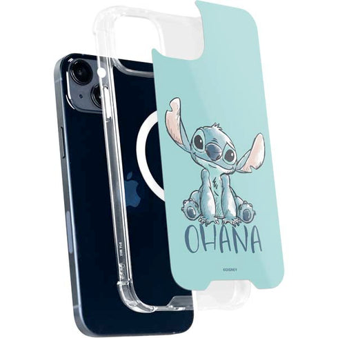 Disney Lilo and Stitch Ohana iPhone 15 Plus MagSafe Case