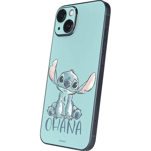 Disney Lilo and Stitch Ohana iPhone 15 Plus Skin