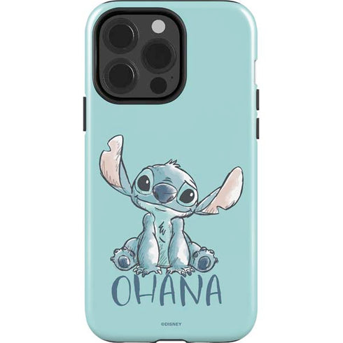 Disney Lilo and Stitch Ohana iPhone 15 Pro Impact Case