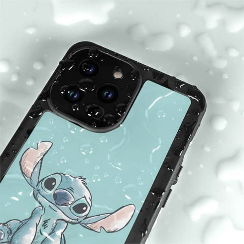 Disney Lilo and Stitch Ohana iPhone 15 Pro Waterproof Case