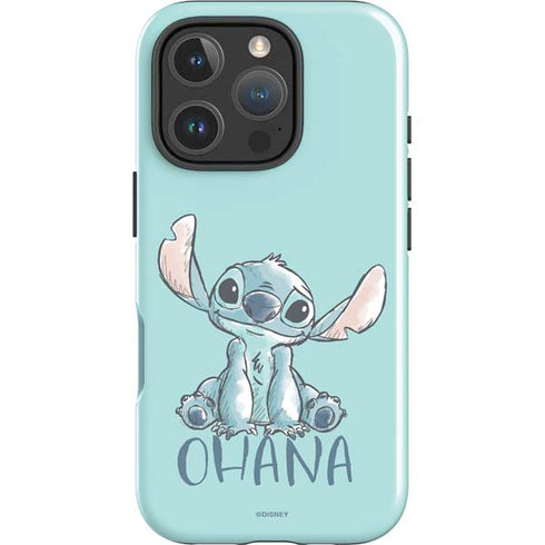 Disney Lilo and Stitch Ohana iPhone 16 Pro Max Impact Case