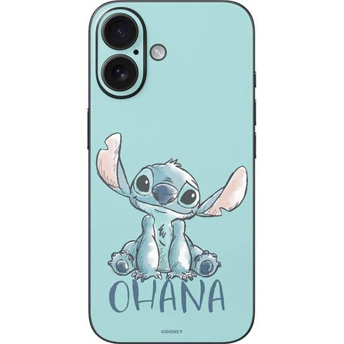 Disney Lilo and Stitch Ohana iPhone 16 Skin