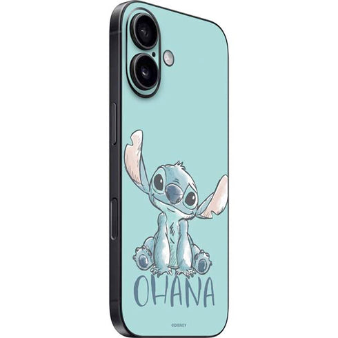 Disney Lilo and Stitch Ohana iPhone 16 Skin