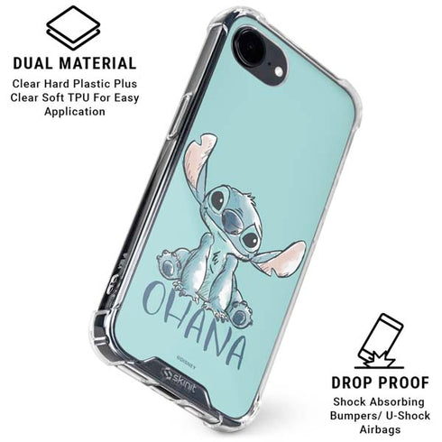 Disney Lilo and Stitch Ohana iPhone 16e Clear Case