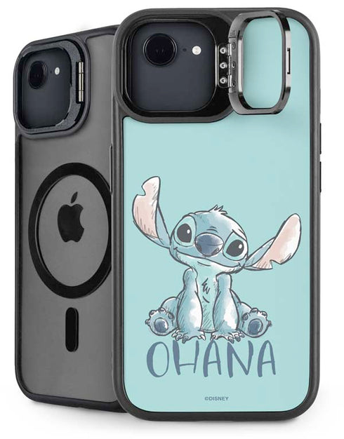 Disney Lilo and Stitch Ohana iPhone 16e Kickstand Case