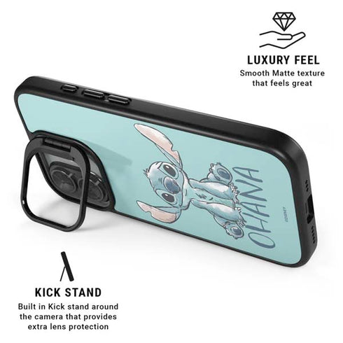 Disney Lilo and Stitch Ohana iPhone 17 Kickstand Case