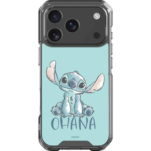 Disney Lilo and Stitch Ohana iPhone 17 Pro Clear Case