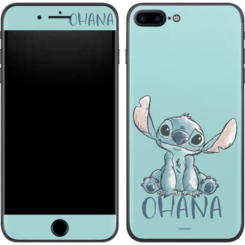 Disney Lilo and Stitch Ohana iPhone 7 Plus Skin