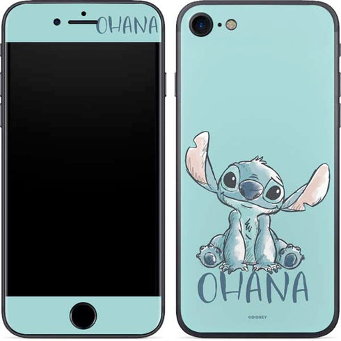 Disney Lilo and Stitch Ohana iPhone 7 Skin
