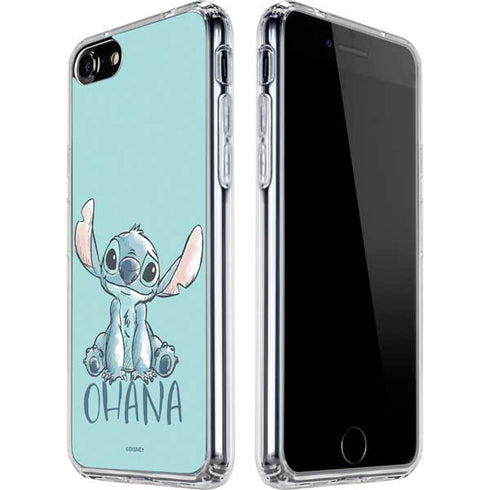 Disney Lilo and Stitch Ohana iPhone SE (2nd & 3rd Gen) Clear Case
