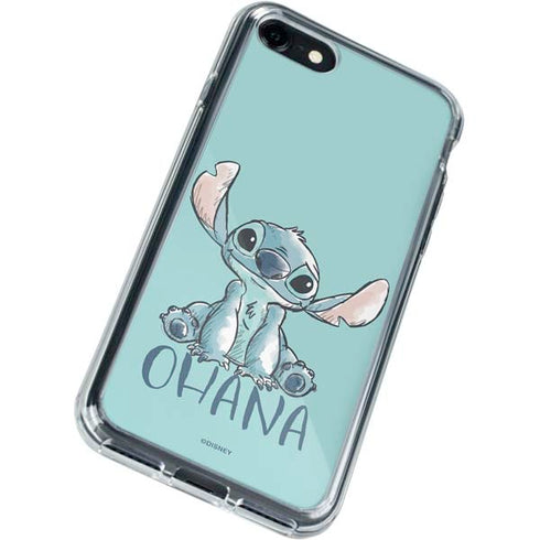 Disney Lilo and Stitch Ohana iPhone SE (2nd & 3rd Gen) Clear Case