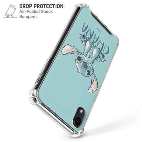 Disney Lilo and Stitch Ohana iPhone XR Clear Case
