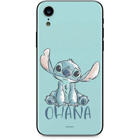 Disney Lilo and Stitch Ohana iPhone XR Skin