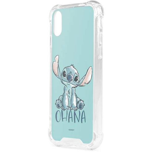 Disney Lilo and Stitch Ohana iPhone XS Clear Case