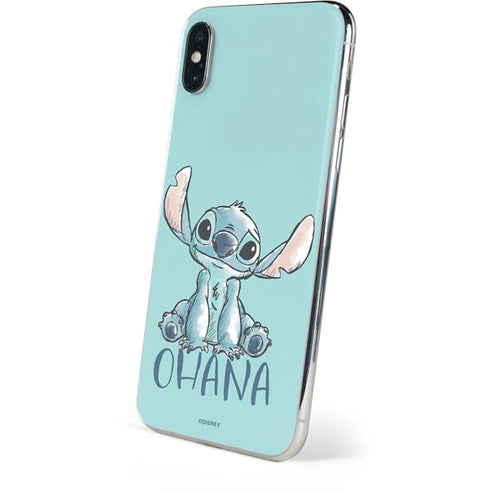 Disney Lilo and Stitch Ohana iPhone XS Skin