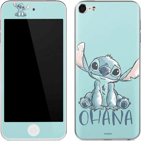 Disney Lilo and Stitch Ohana Apple iPod Skin