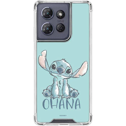 Disney Lilo and Stitch Ohana Moto G Play 5G (2025) Clear Case
