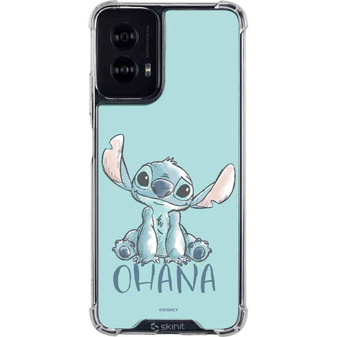 Disney Lilo and Stitch Ohana Moto G Power 5G (2024) Clear Case
