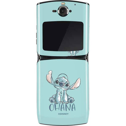 Disney Lilo and Stitch Ohana Motorola RAZR Skin