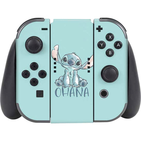 Disney Lilo and Stitch Ohana Nintendo Switch (2017-2021) Joy-Con Controller Skin