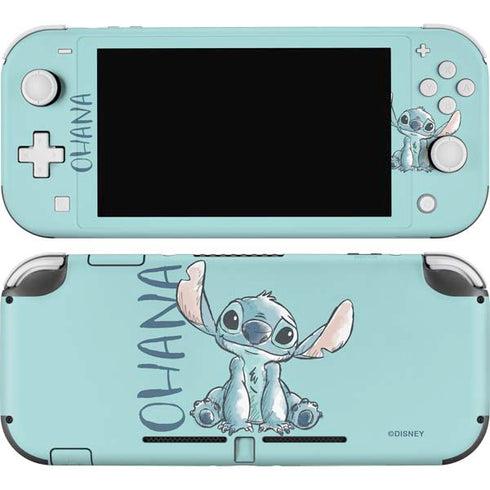Disney Lilo and Stitch Ohana Nintendo Switch Lite Skin