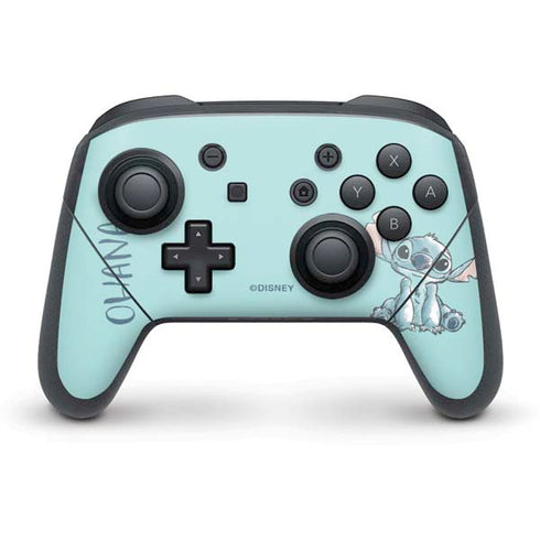 Disney Lilo and Stitch Ohana Nintendo Switch Pro Controller Skin