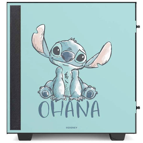 Disney Lilo and Stitch Ohana NZXT H510 Compact ATX Mid-Tower Case Skin