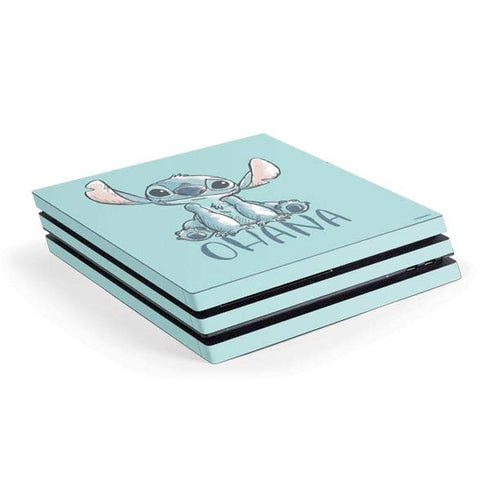 Disney Lilo and Stitch Ohana PS4 Pro Console Skin