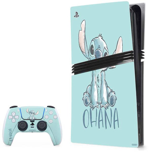 Disney Lilo and Stitch Ohana PS5 Pro Bundle Skin