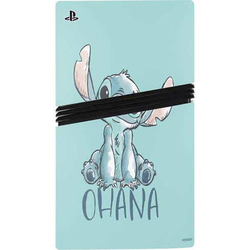 Disney Lilo and Stitch Ohana PS5 Pro Console Skin