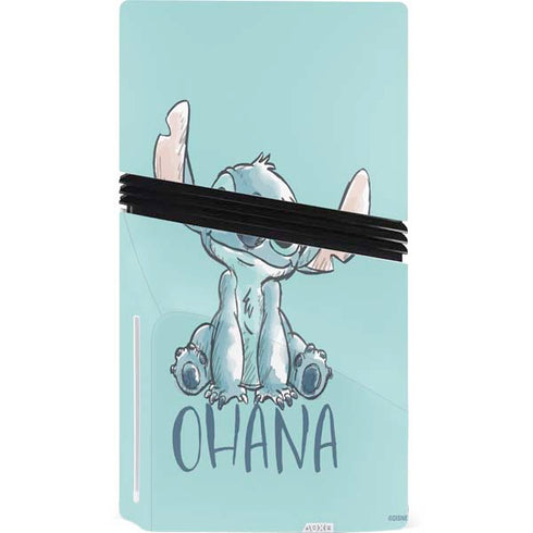 Disney Lilo and Stitch Ohana PS5 Pro Disk Console Skin