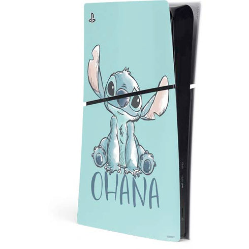 Disney Lilo and Stitch Ohana PS5 Slim Digital Edition Console Skin