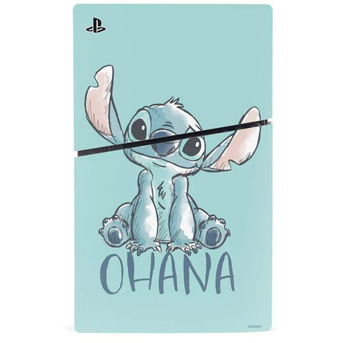 Disney Lilo and Stitch Ohana PS5 Slim Digital Edition Console Skin