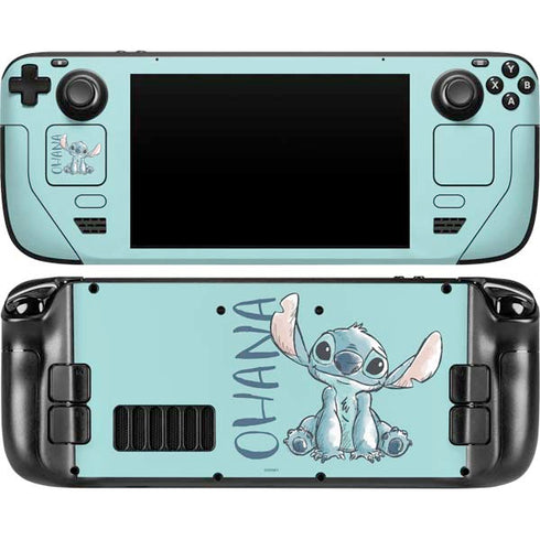 Disney Lilo and Stitch Ohana Steam Deck Handheld Gaming Computer Skin