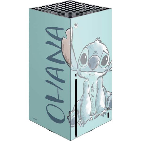 Disney Lilo and Stitch Ohana Xbox Series X Console Skin