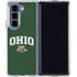Ohio University Ohio Bobcats Galaxy Z Fold5 5G Clear Case