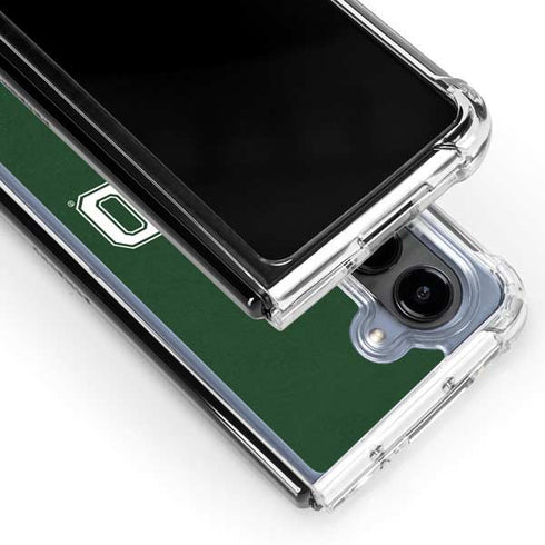 Ohio University Ohio Bobcats Galaxy Z Fold5 5G Clear Case