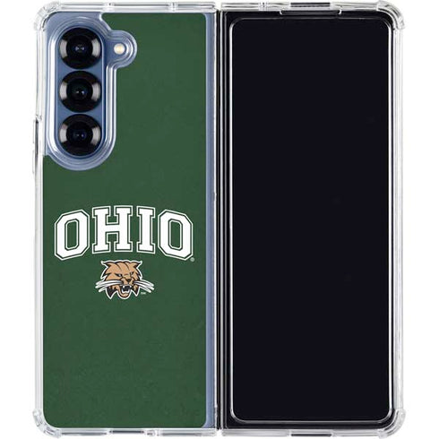 Ohio University Ohio Bobcats Galaxy Z Fold7 Clear Case