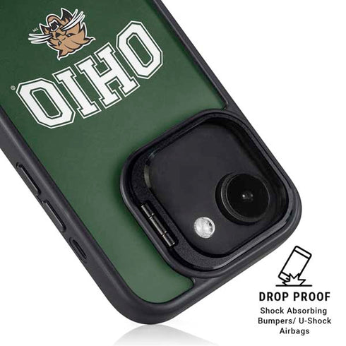 Ohio University Ohio Bobcats iPhone 16e Kickstand Case