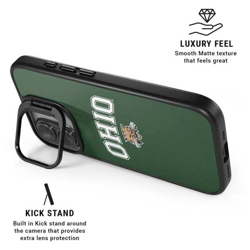 Ohio University Ohio Bobcats iPhone 17 Kickstand Case