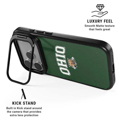 Ohio University Ohio Bobcats iPhone 17 Pro Kickstand Case