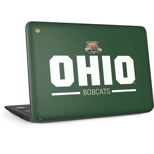 Ohio University Ohio Bobcats Logo HP Chromebook Skin