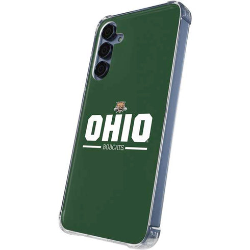 Ohio University Ohio Bobcats Logo Galaxy A55 5G Clear Case