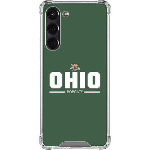 Ohio University Ohio Bobcats Logo Galaxy S24 FE Clear Case