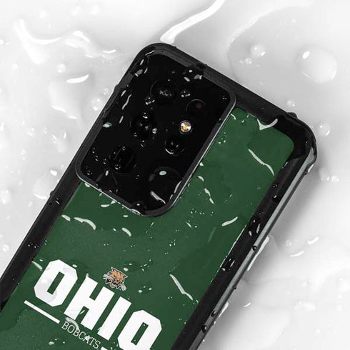 Ohio University Ohio Bobcats Logo Galaxy S24 Ultra Waterproof Case