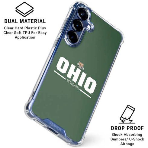 Ohio University Ohio Bobcats Logo Galaxy S25 Clear Case